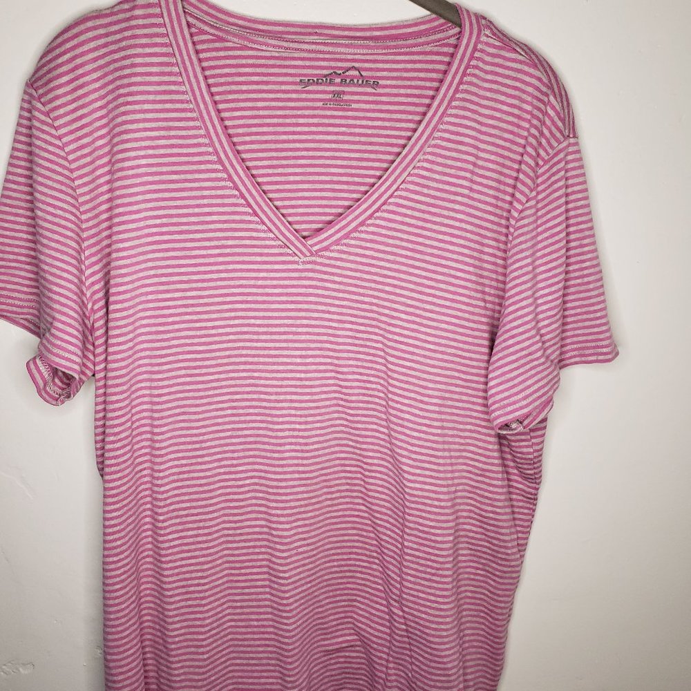 3/$20!! ~ Eddie Bauer striped tee XXL